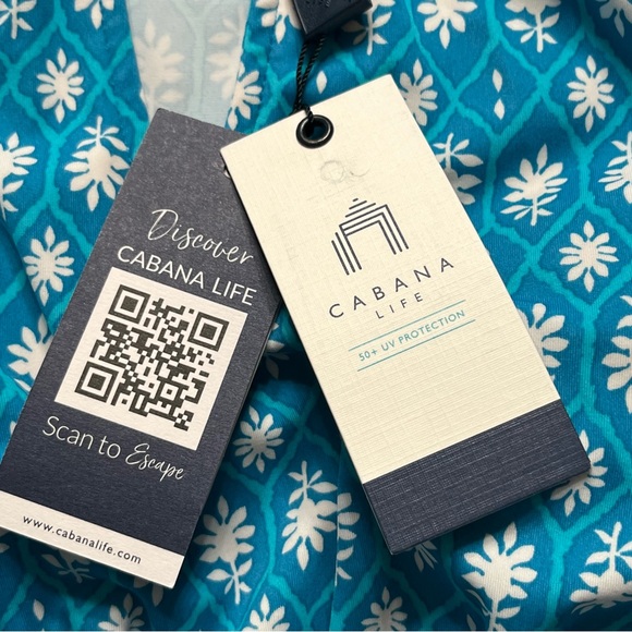 Cabana - Palm Valley Halter Tankini Top - Size Small - New With Tags - Picture 7 of 9